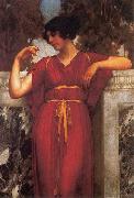 John William Godward The Ring oil on canvas